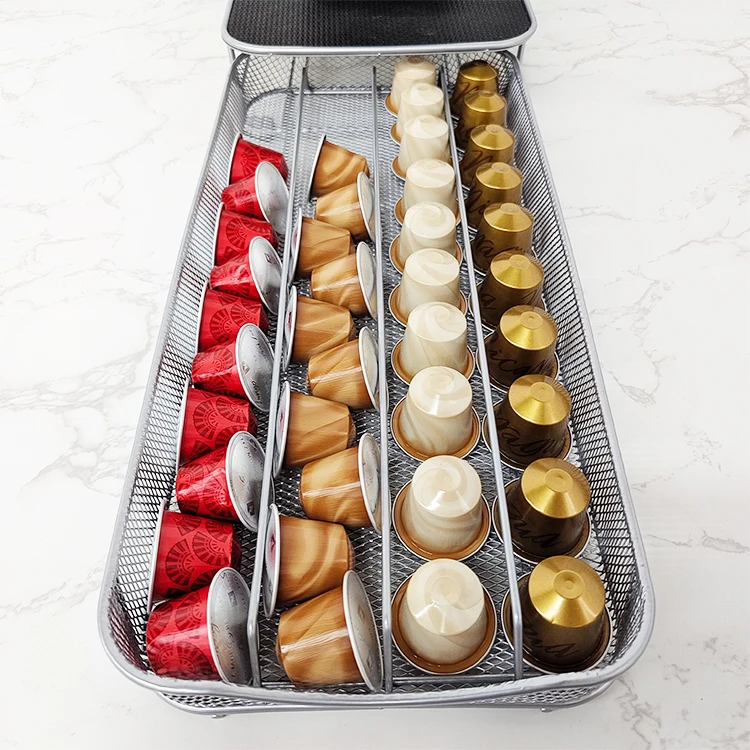 Кофейные капсулы ящик для хранения капсул Nespresso комод кофемашины экономия места положить 48