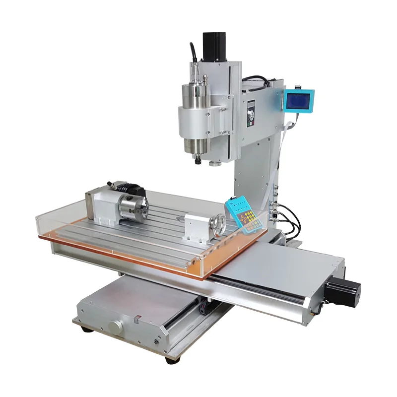 Vertical Engraving Machine CNC Router 6040 1.5KW with A axis B axis Wood Milling Machine