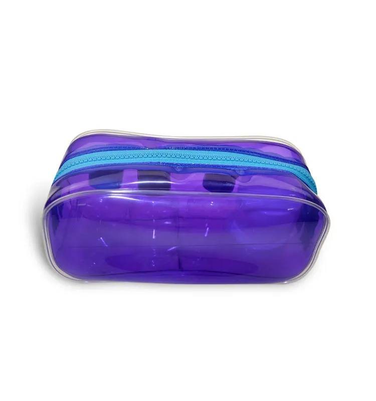 Custom Wholesale PVC Cosmetic Bag Portable Travel Water-proof Beauty Toiletry Pouch Clear Makeup Storage Bag