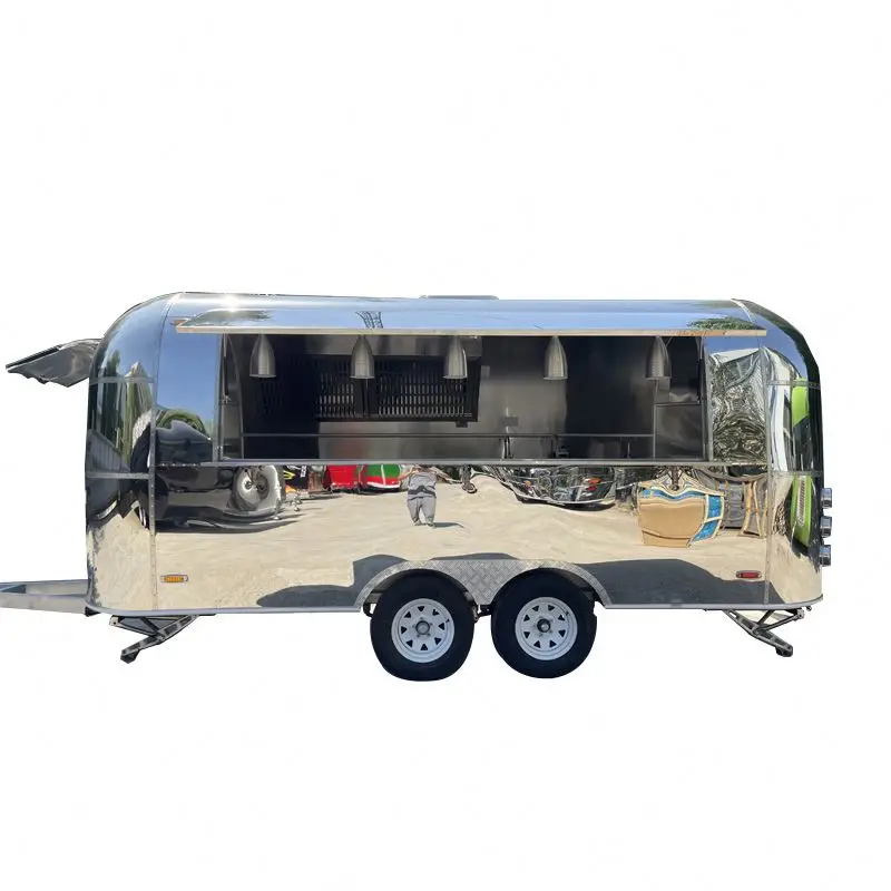 Factory price fast beer wagon food truck airstream food trailer with DOT