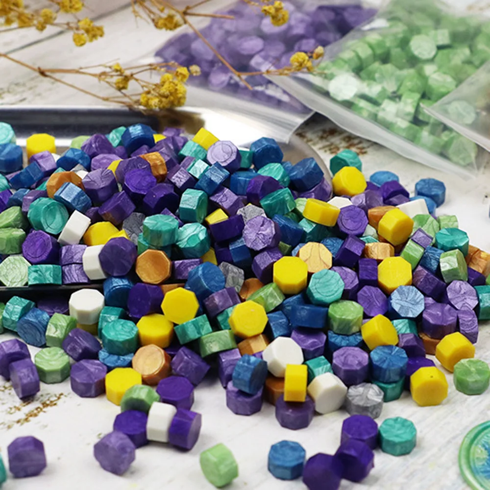 100pcs/lot Vintage Handmade Stamp Wax Tablet Pill Beads For Envelope Party Wedding Invitation Stamping Diy Christmas Sealing Wax