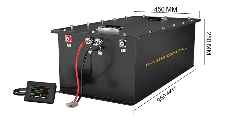 Customized 72V 230Ah Lithium Iron Phosphate Battery Pack Electric sightseeing campus mini bus street sweeper vehicle batteries