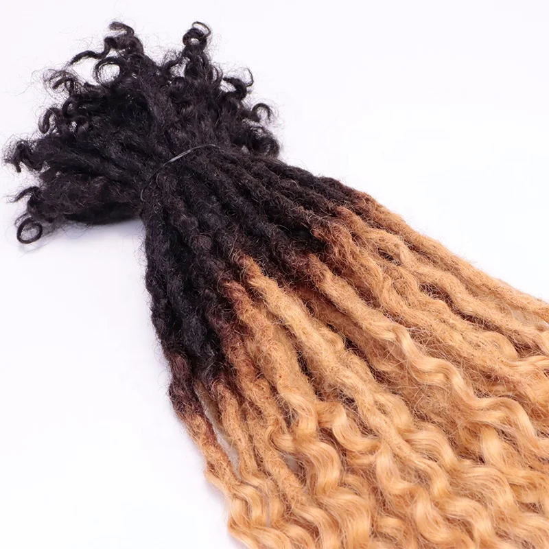 Ombre   Culture locs Human hair bulk hair curly texture Hoho hair dreadlocks