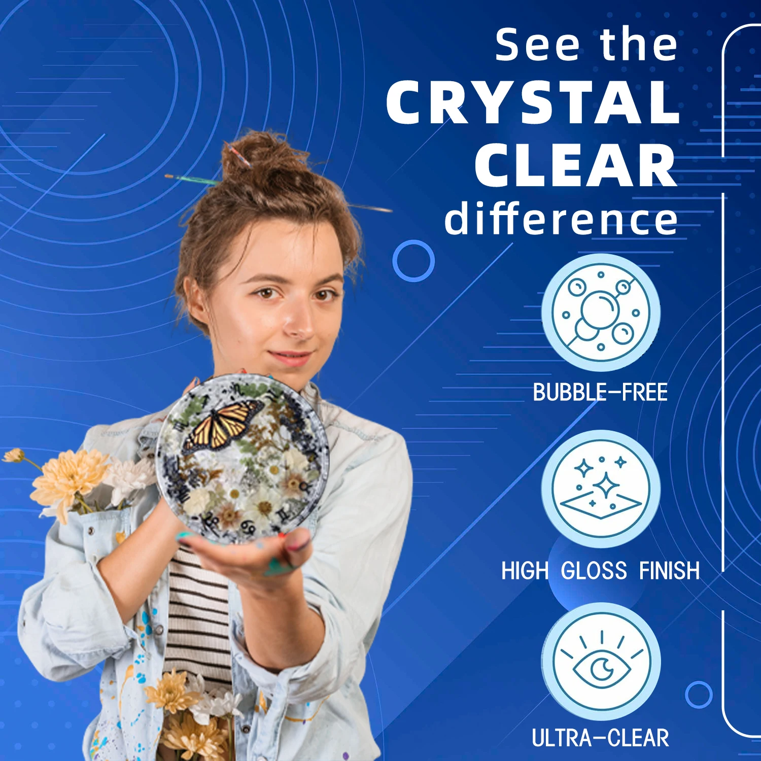 Dropshipping Products 2024 Crystal Resin Crafts Materials Diy Molds Resin Art Resin Starter Kit Toys For Children