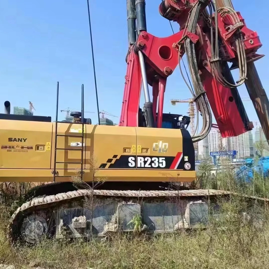 Sany Sr235 Year 2018 Used Rotary Rig Good Working Energy Construction Machine Cheap Price