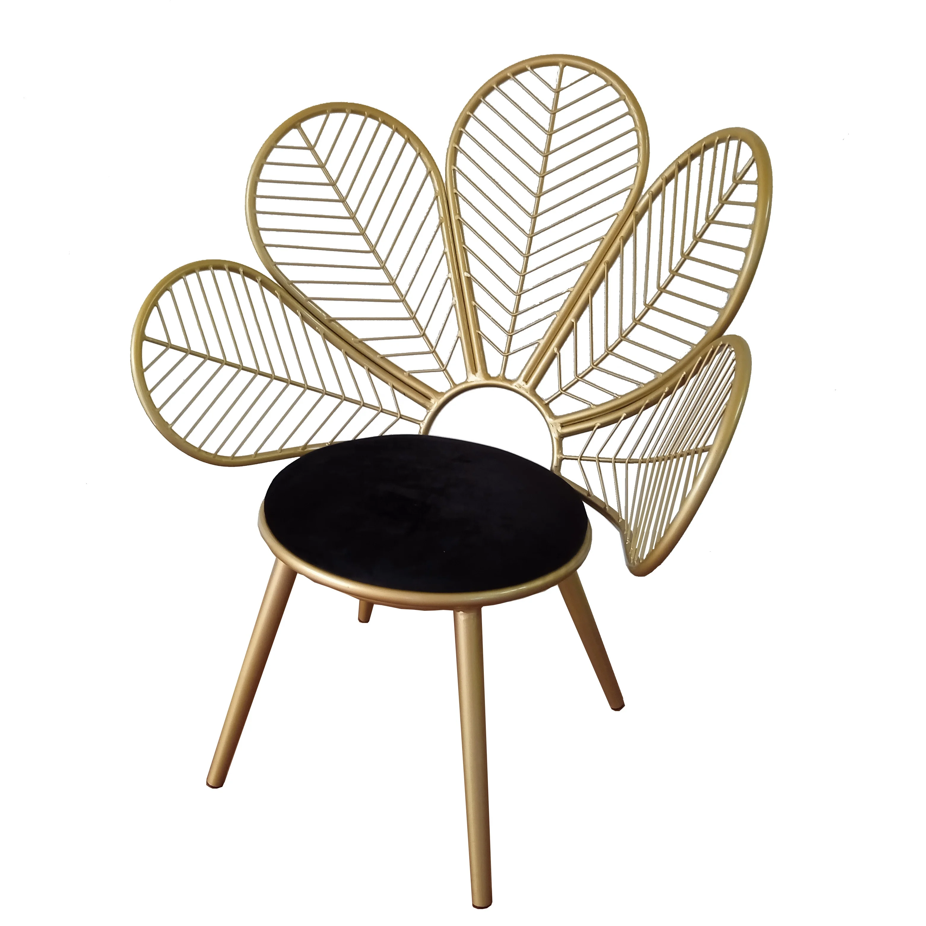 Modern leisure Wire butterfly Steel Wire Chair Metal luxury Dining peacock chairs acapulco garden chairs