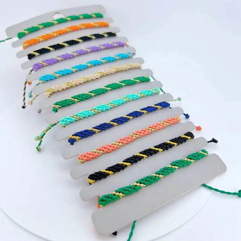 CH-JDT0301 New Arrival Rope Bracelet Colorful Adjustable Women Bracelets Fashion Tassel Bracelet Jewelry Component Wholesale