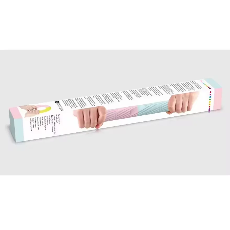 Single Eco-friendly Strengthener Twist Hand Exerciser Flex Resistance Grip Bar Silicone Exercises Flex strength training Bar