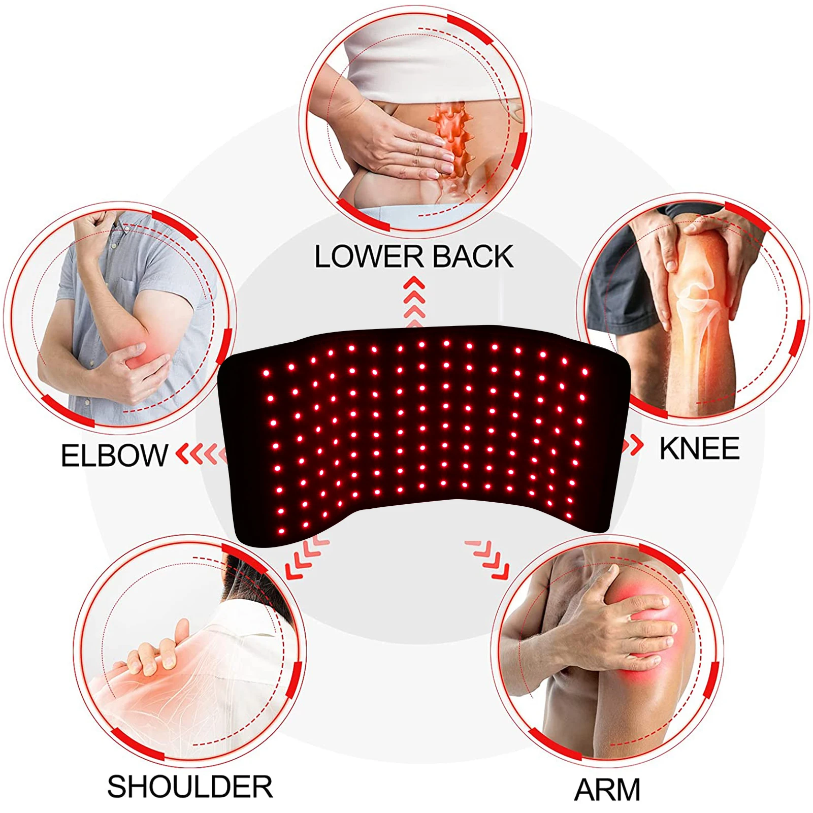 home use slimming laser led weight loss fat wrap 660nm 850nm infrared red light therapy belt