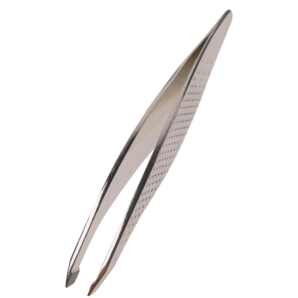Single Piece Premium Deluxe Eyebrow Tweezers of Top Quality with PU Pouch