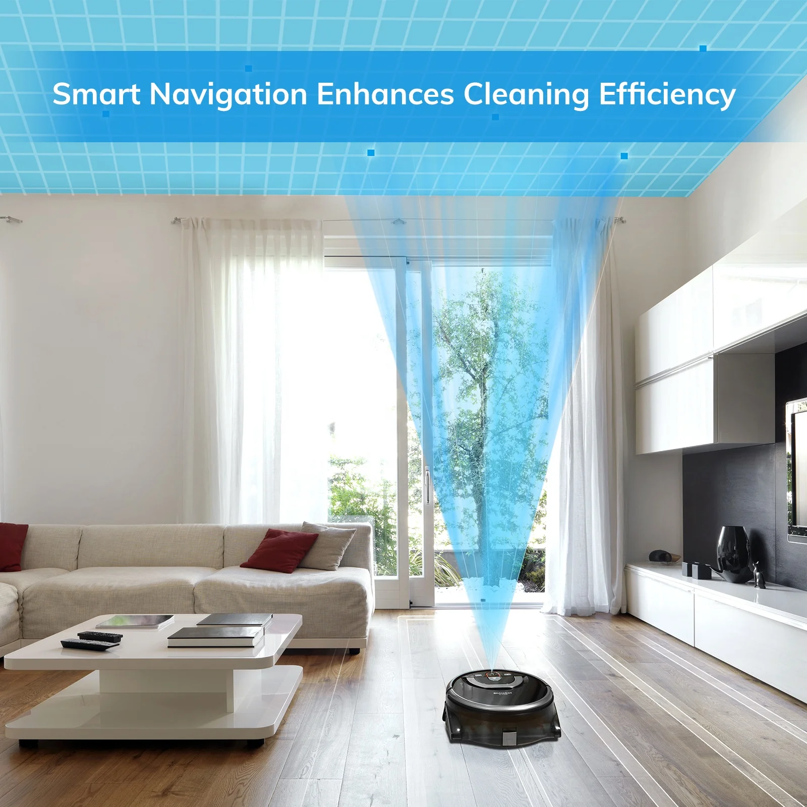 ILIFE Shinebot W450 Mopping Robot Cleaner Wet Scrubbing Floor Washing Wi-Fi Connected Alexa XL Water Tank Vacuum Cleaner Robot