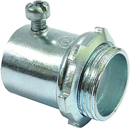 Steel Set Screw Connectors for EMT Conduit  1/2 in. diameter 50-pack