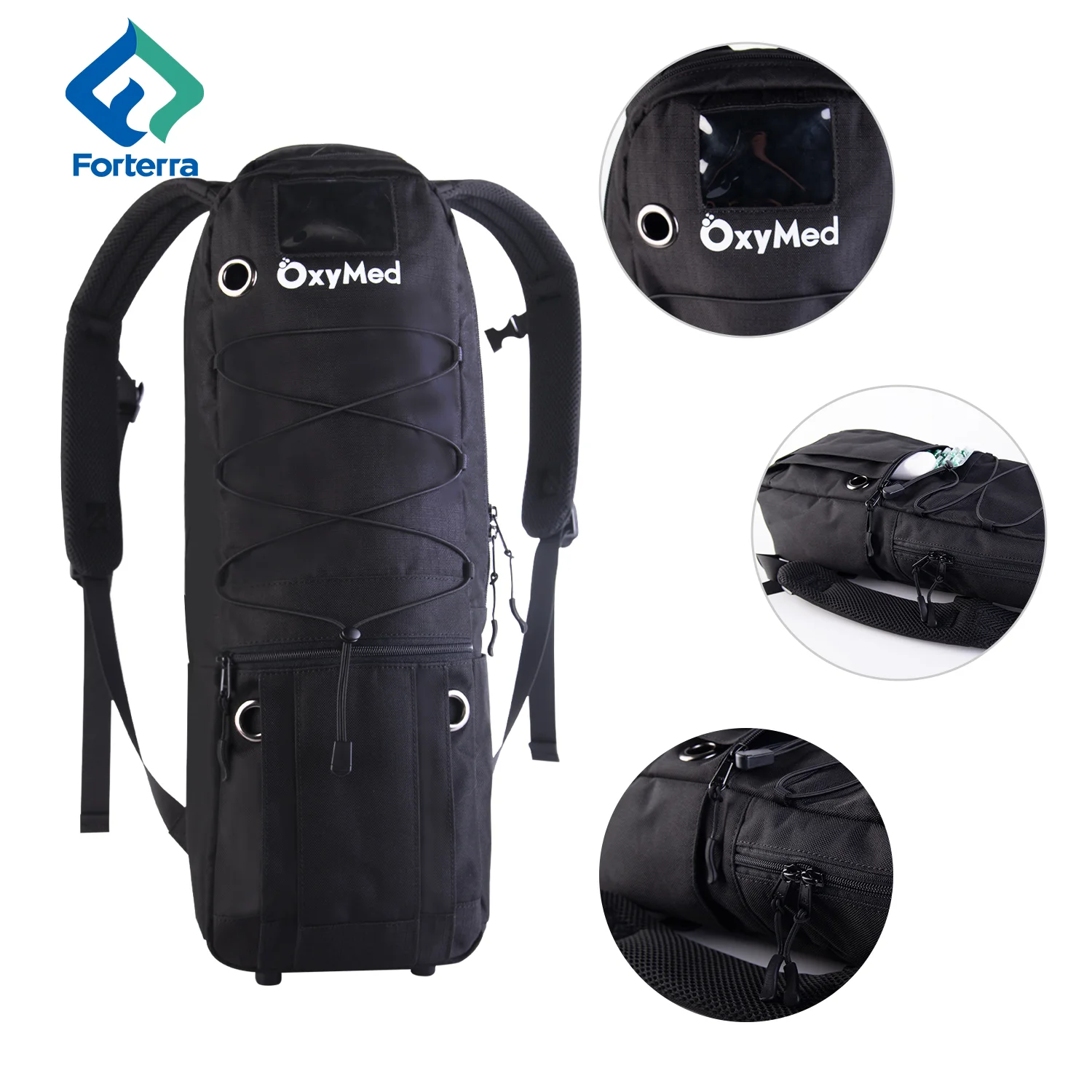 Lightweight Large Capacity Medical Bag 2L 3L Oxygen Cylinder Backpack Oxygen Tank Carrier Holder  for Outdoor Use