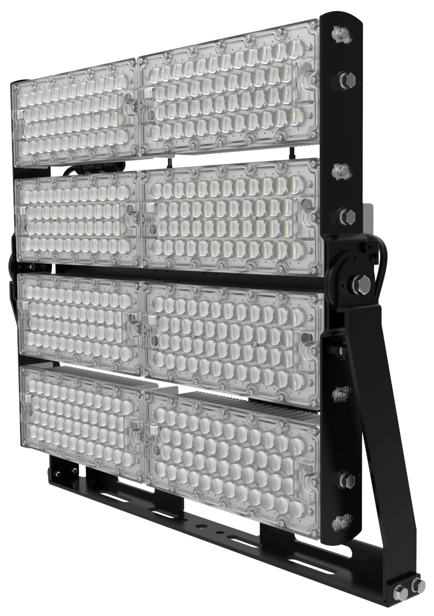 High Mast pole flood light max1500W IP66 IK09 CE RoHS listed Amber flood light