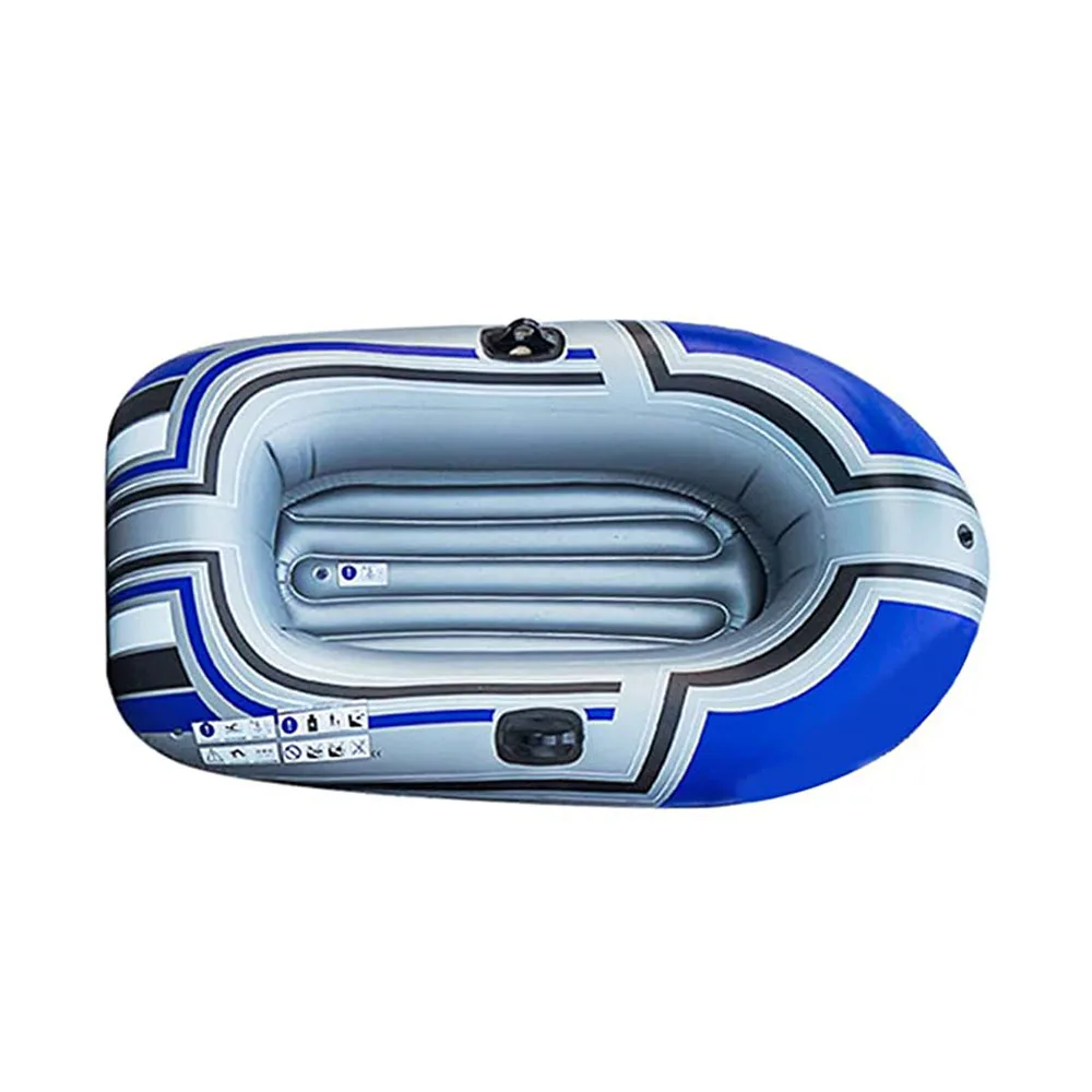 OEM source factory blue series single inflatable fishing boat kayak