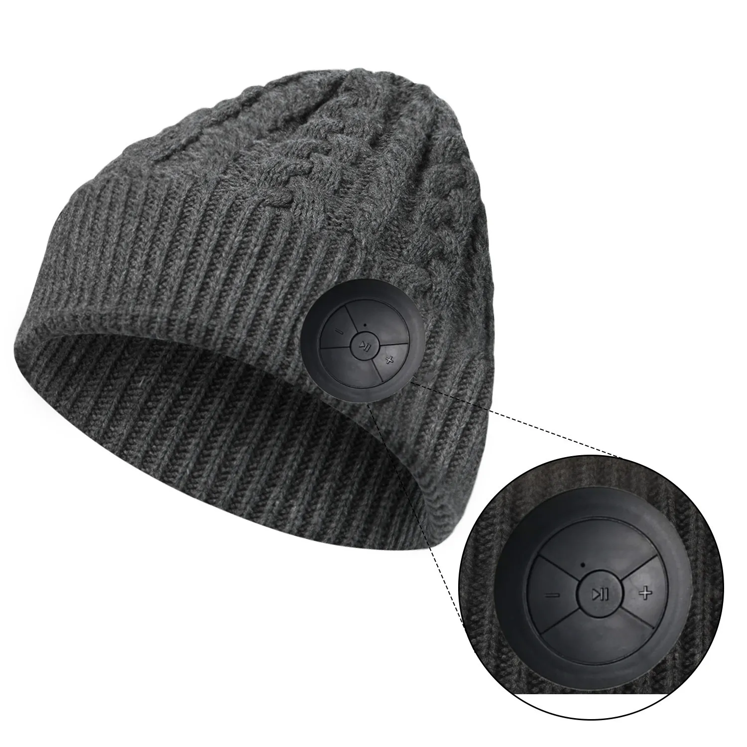 OEM/ODM Hot Sale Smart Headset Beanie Winter Hat With Speaker for Cell Phone Fashionable Music Earphone Cap