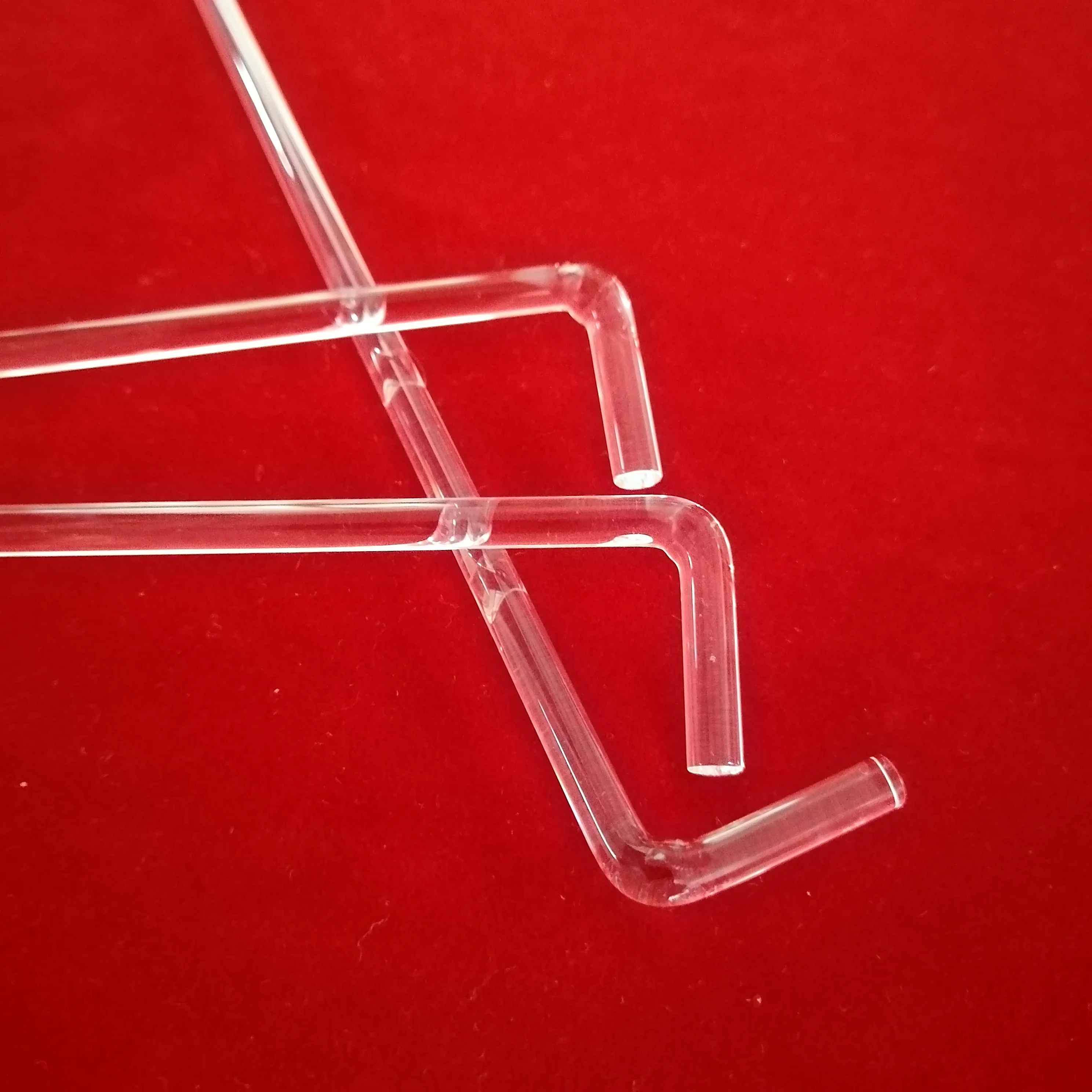  Лидер продаж Заводская поставка индивидуальный прозрачный гибкий стержень из сплавленного кварцевого стекла диаметром 5 мм для лабораторий