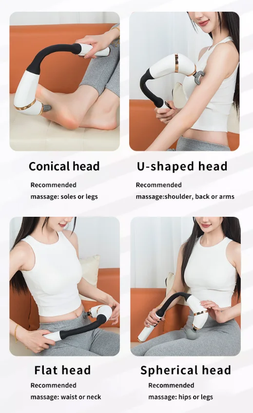Relax Massage Gun Imported Shoulder, Back, Neck, Foot And Sole Massage Cone Muscle Massage Stick