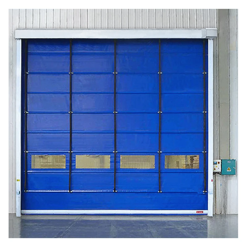 Quick Stacking Gate Insulation Fast Lifting Door Water Proof Electric Pvc Fast Rolling Shutter Door
