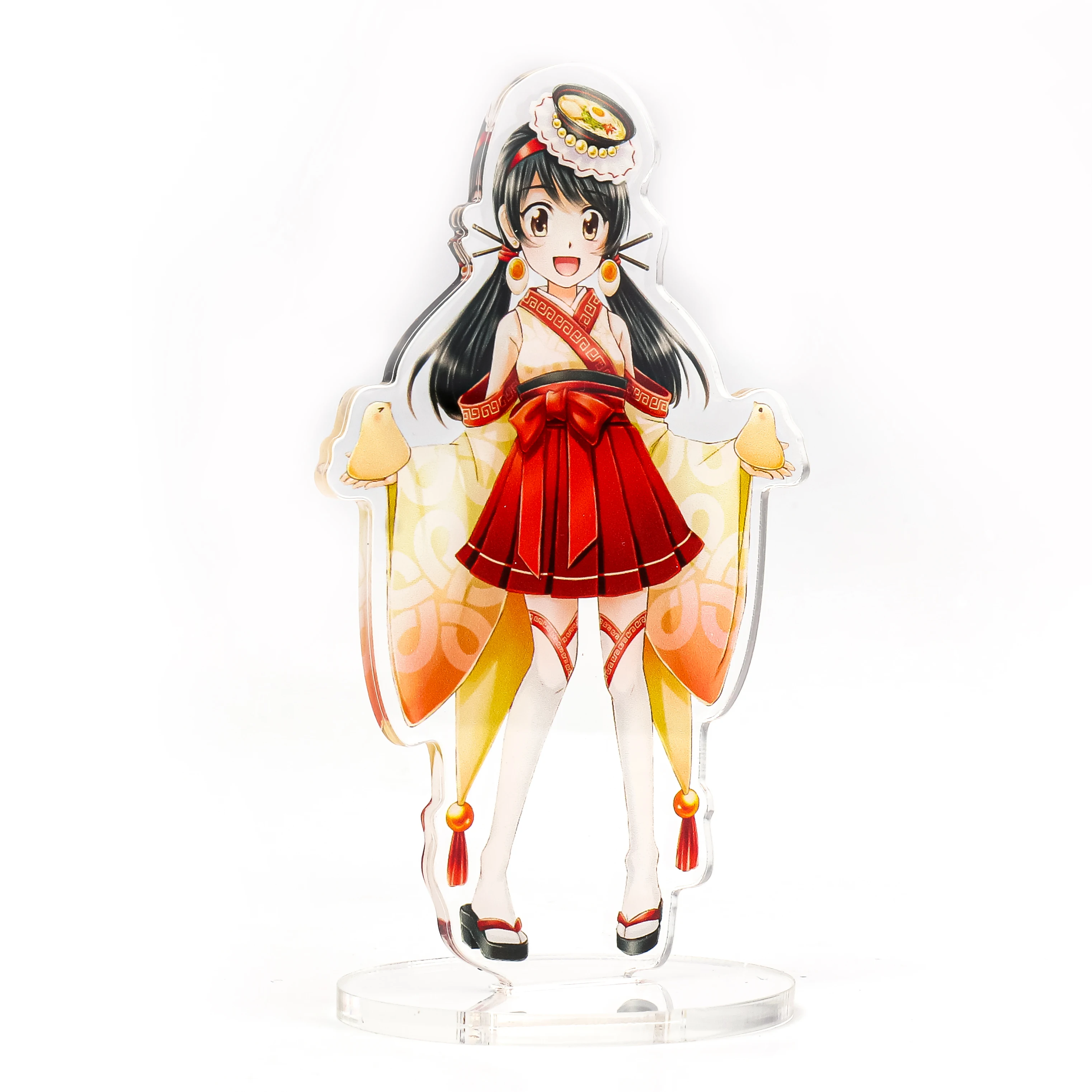 
Vograce Oem Logo Custom Printed Stand Acrylic Charms Wholesale Cartoon Anime Transparent Clear Plastic Acrylic Standees 