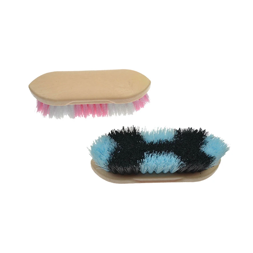 8 inch Foaming Dandy Horse Brush Use Easy Soft Hair Long Hair Horse Brush- Horse Hair Cleaning Brush Grooming Face Comb