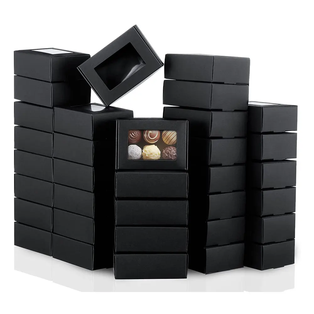 wholesale disposable bakery boxes, takeaway cake box with window custom logo, high end custom cake boxes