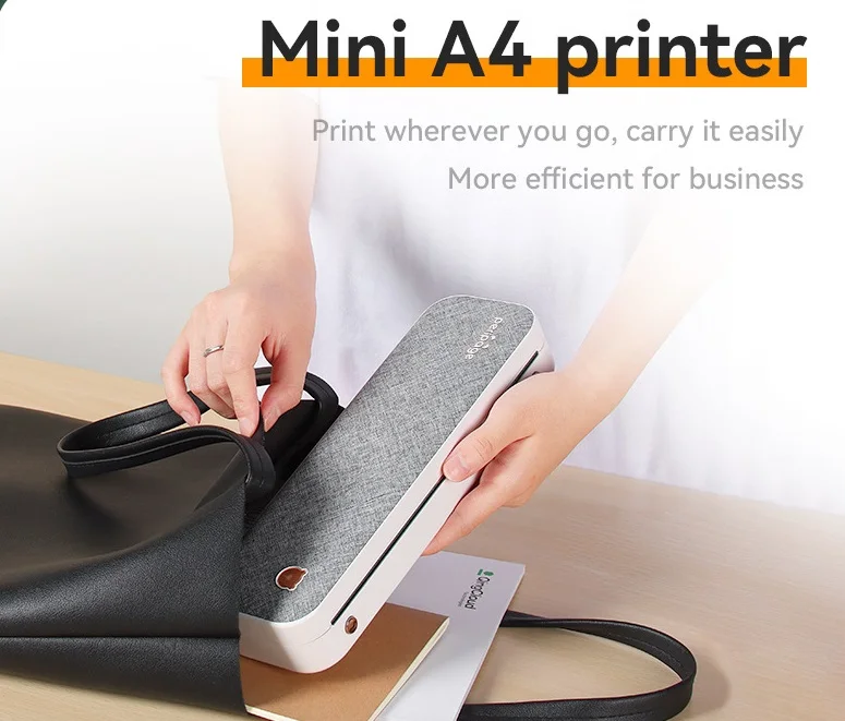 A4 Paper Printer Portable USB Wireless Thermal Transfer Printer Support Mobile Smartphone Android Printer