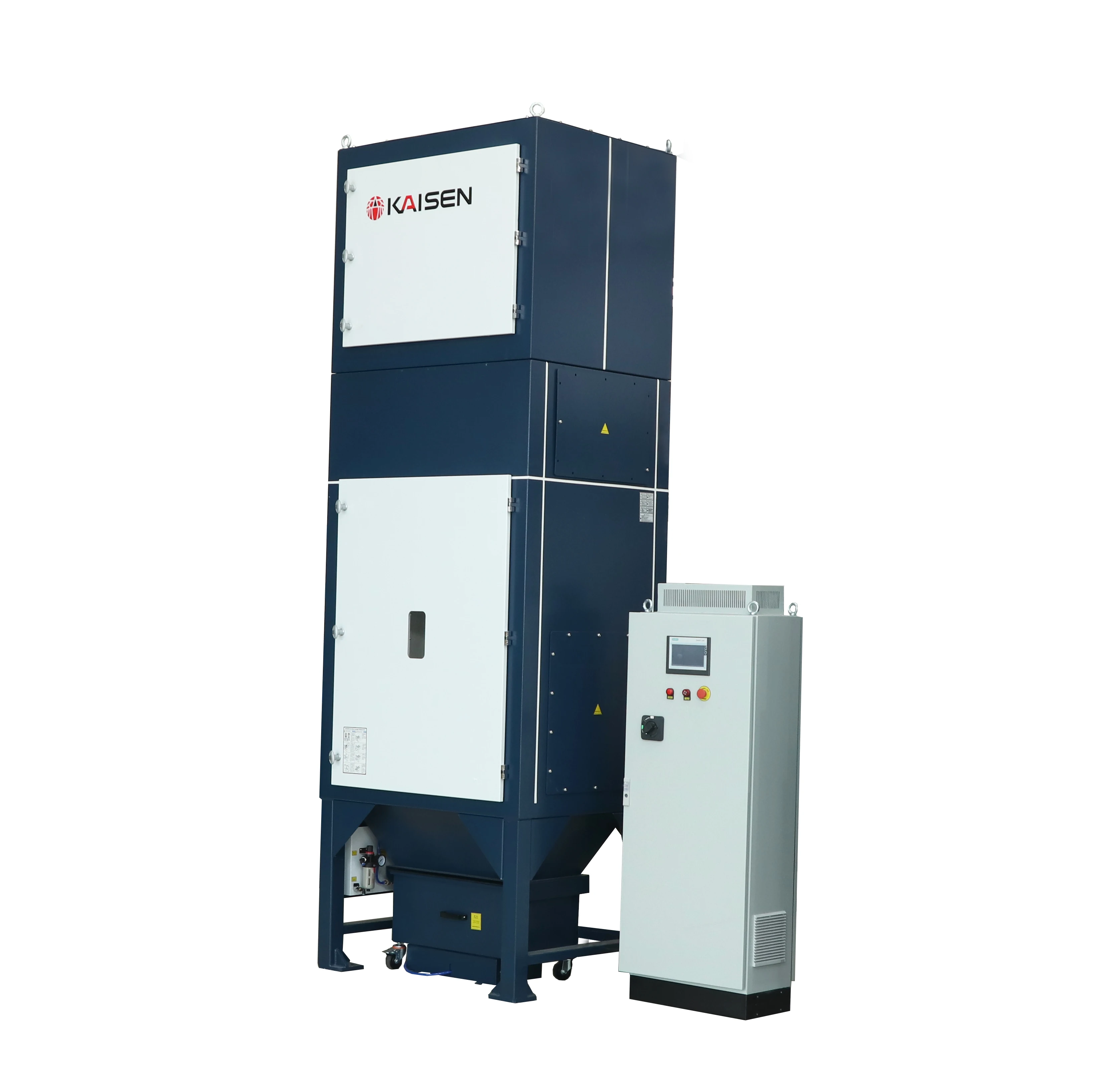 5.5 / 7.5 Kw Auto cleaning laser cutting fume extractor or dust collector with CE and RoHS certification