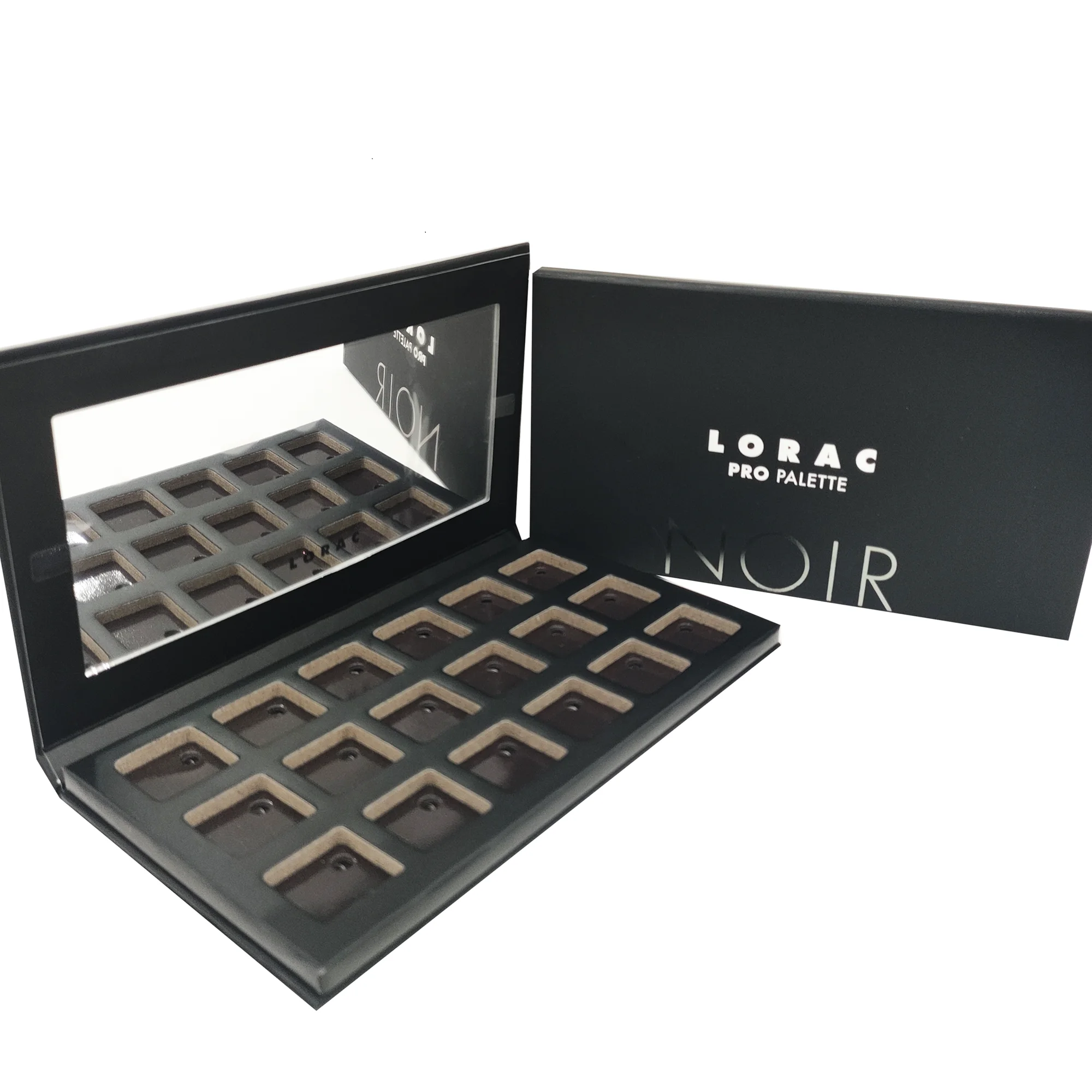 New Design Empty Eyeshadow Palette 6Color 18Color Rigid Box With mirror Luxury Makeup Multichrome Shimmer Eyeshadow Box
