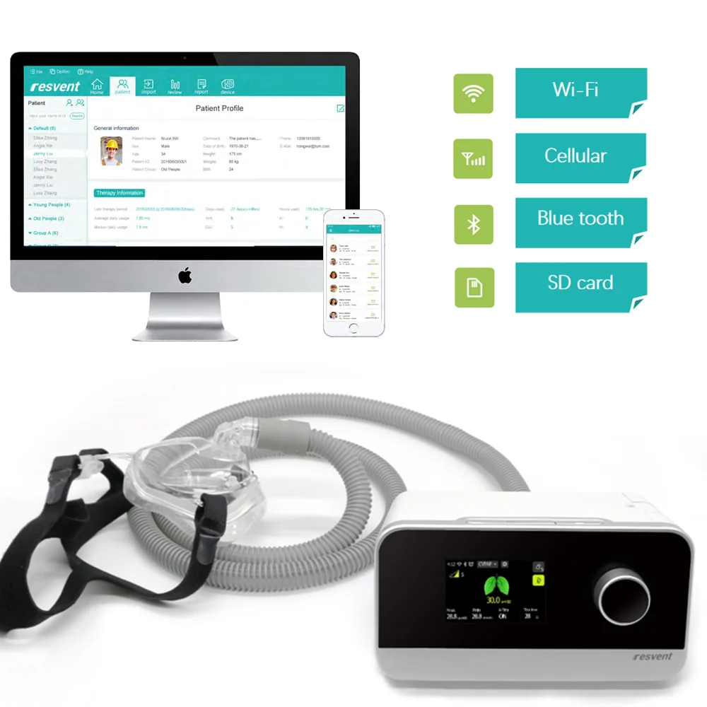 New Orignal CPAP Treatment Machine Mini CPAP Anti Snore Sleep Massage Relaxation For Breathing cpap resmed