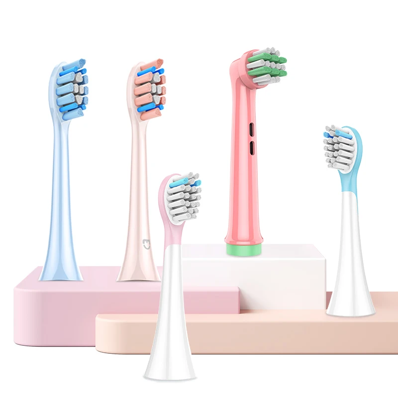 Пользовательские Eb50 Eb17, ультразвуковая звуковая пластиковая головка зубной щетки для электрических зубных щеток