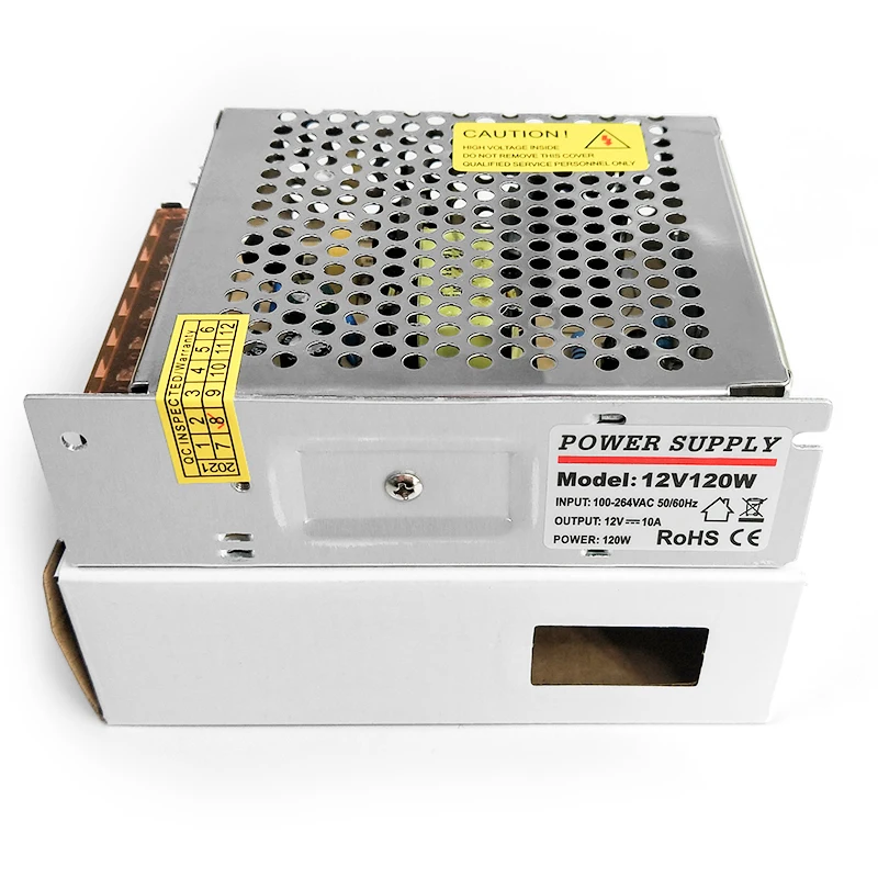 DC 5V 12V 24V 12 24volt  Constant Voltage SMPS 100W 120W 150W 180W 200W 5a 6a 8a 10a 12a 15a 16a Indoor Switch Power Supply