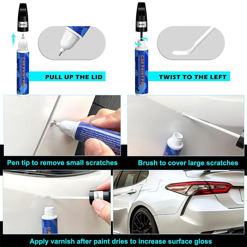 Car Paint Scratch Repair Color Accurate Quick Fix and Convenient Operation with Varnish Coating Pen