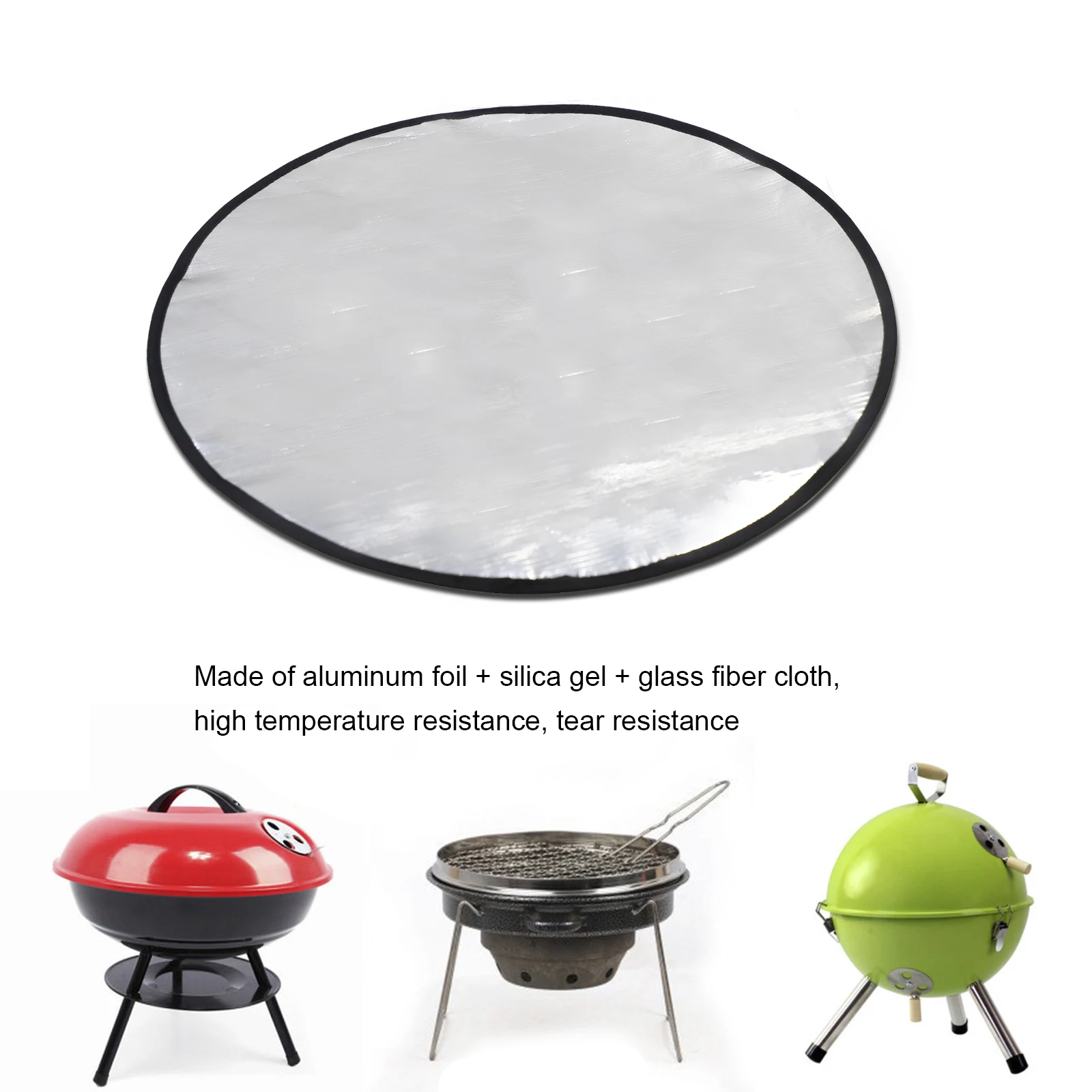 36 40 inches Fireproof  Round   Outdoor Patio  Stove Campsite Party Fire Pit Mat