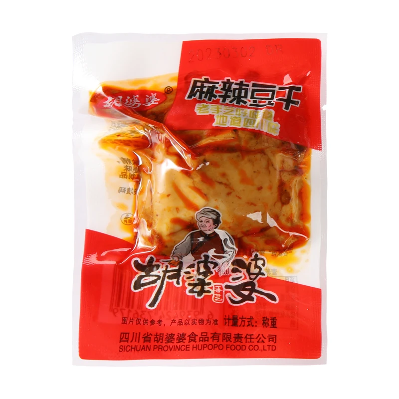 Sichuan Flavor Snack Bean Product Good Taste Instant Dried Bean Curd Four Flavor Snack