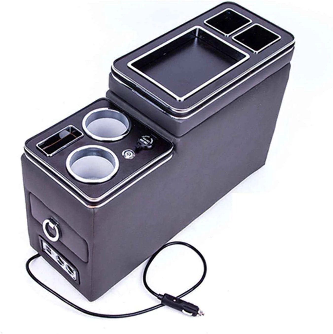 Hot Sale New Design Universal Pu Leather Auto Central Container Armrest Case