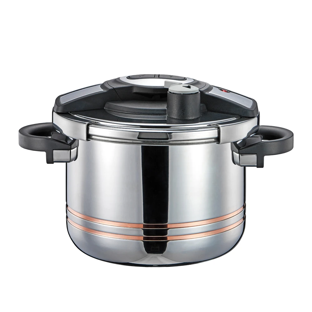 Modern Kitchen Appliances 18/8 Stainless Steel Pressure Cooker with Press Button