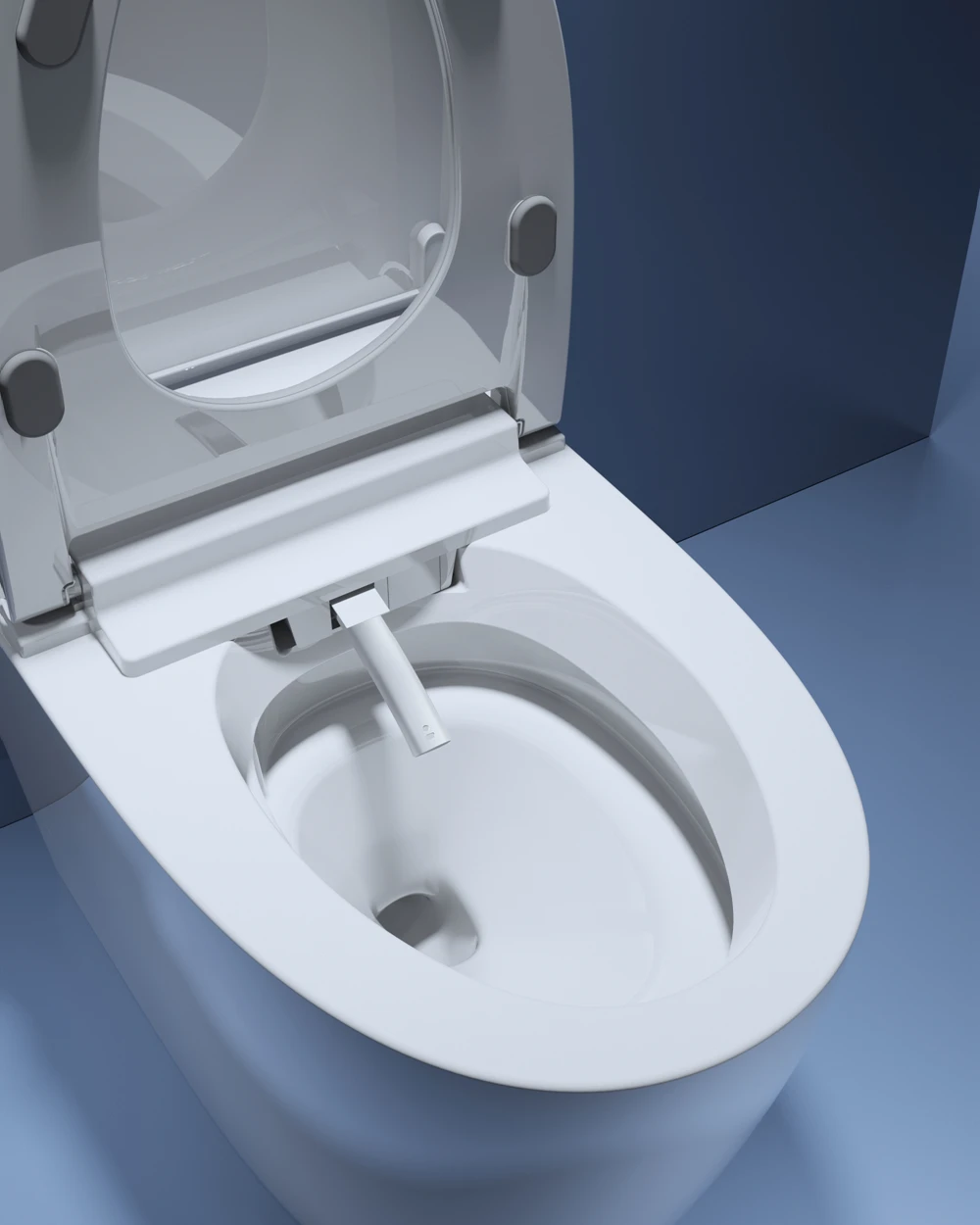 luxury style sanitary ware ceramic auto sensor one piece smart toilet intelligent toilet