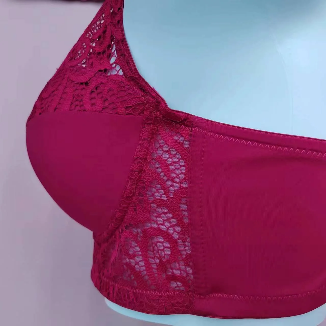 Wholesale Custom New Style Lingerie Push Up Body Beauty Comfort Mesh Transparent Lace brassiere For Women Ladies