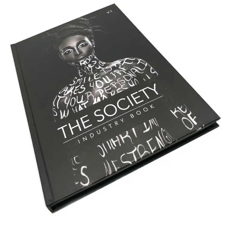 Пользовательская печать книг по запросу полноцветная офсетная Книга в твердом переплете с чехлом