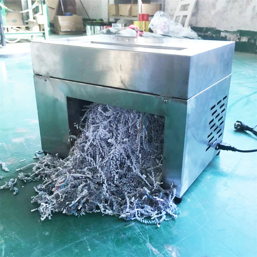 Cheap price 2021 new product Easy Operate crinkle paper shredder machine Basket Zig crinkle cut paper shred machine Cut Equip