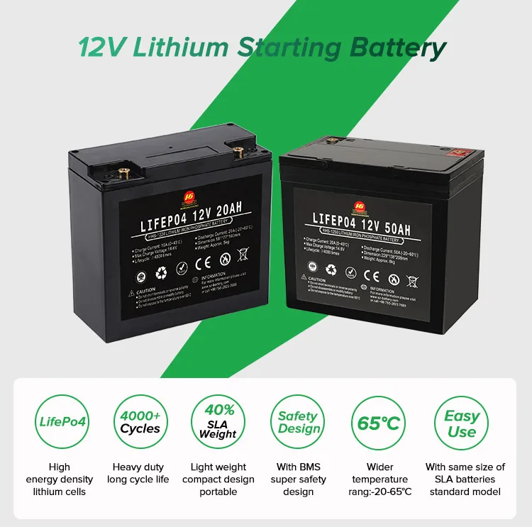 Starting battery 12v 12.8V 17ah 18ah 20ah 24ah 30ah LiFePO4 Auto Engine Start Batteries For Car/Automobile/Truck Sports/Racing