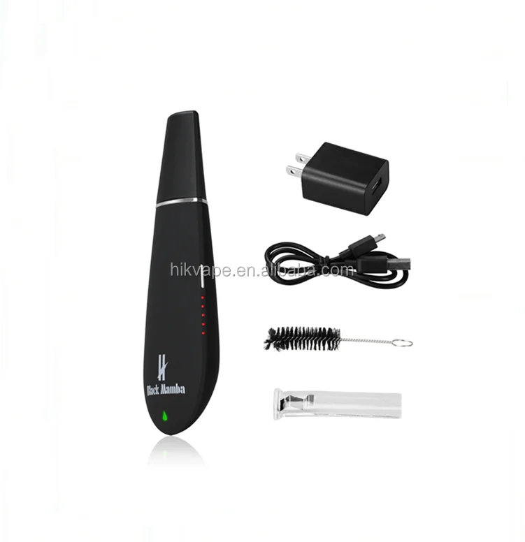 
Electronic cigarette dab dry herb vaporizer BLK Black Mamba 3 in 1 vape pen with high quality 