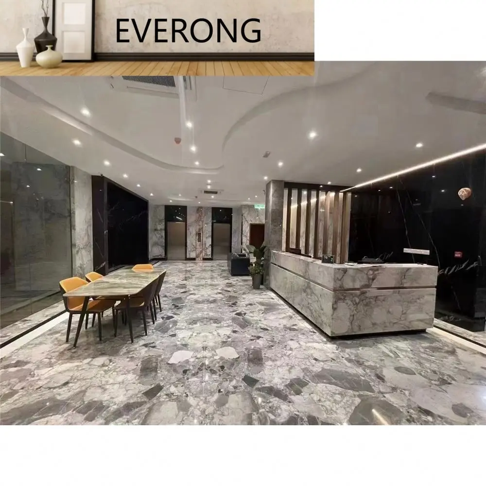 Unique ceppo bianco gray marble stone flooring big slab tile for bathroom