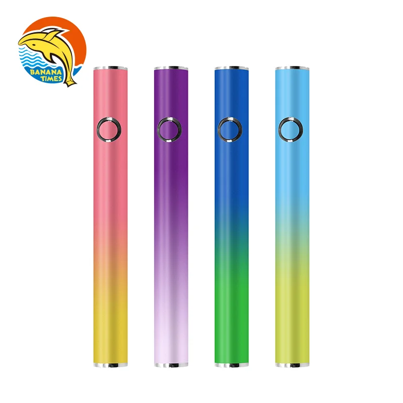 Custom color e cig battery 510 thread rechargeable pen battery for cartridge custom box battery vaporizer