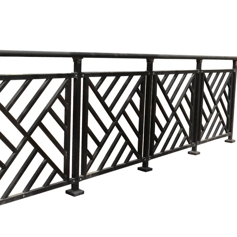 Factory Wholesale Durable Corrosion-resistant Cheap Wrought Steel Railing Metal Wrought Iron Railings