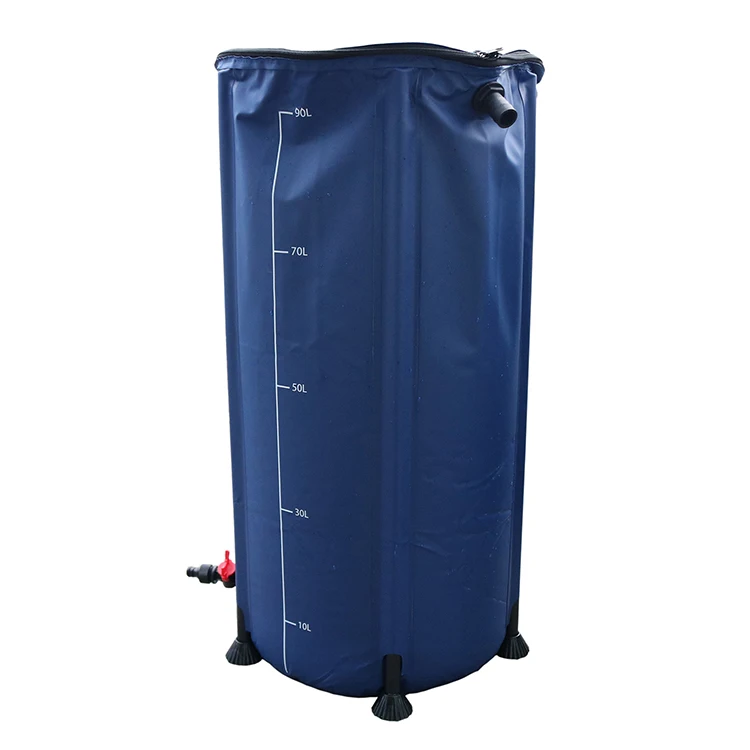 2023 hot sale garden water butt 26GALLON/50GALLON/60GALLON/70GALLON/132GALLON Collapsible RAIN Water Storage Barrel
