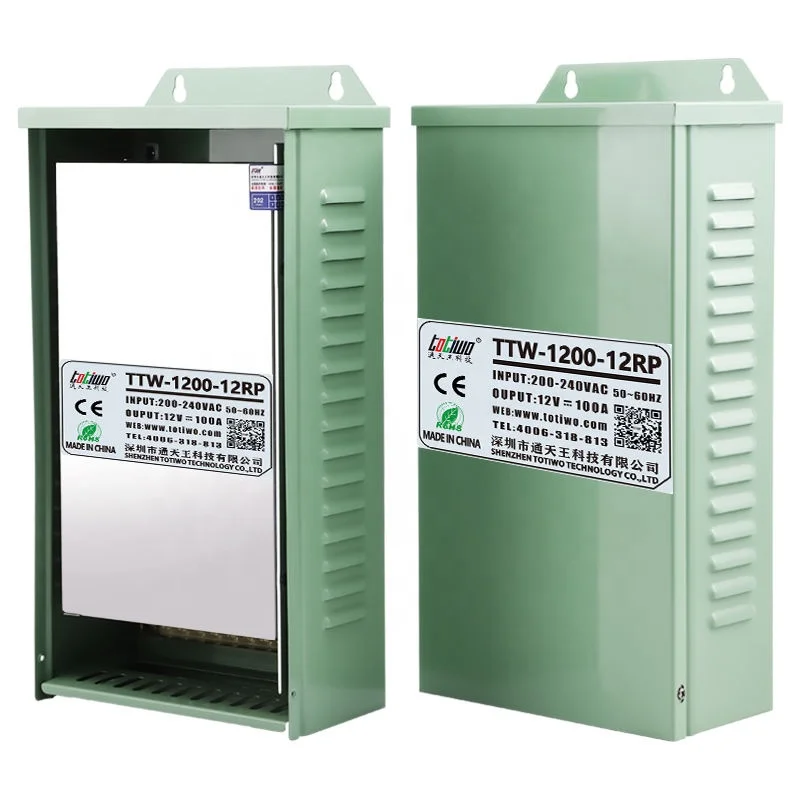 100-120Vac to DC100/110/120/130/140 volt 12/11/10/9/8 Amp 1200 Watt Outdoor rainproof LED lamp lighting switch power supply