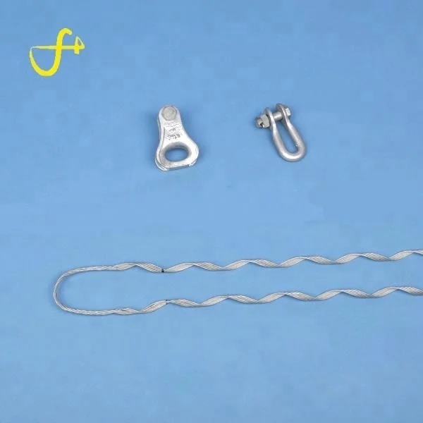 Guy grip dead end wire aluminum hanger tension cable clamp