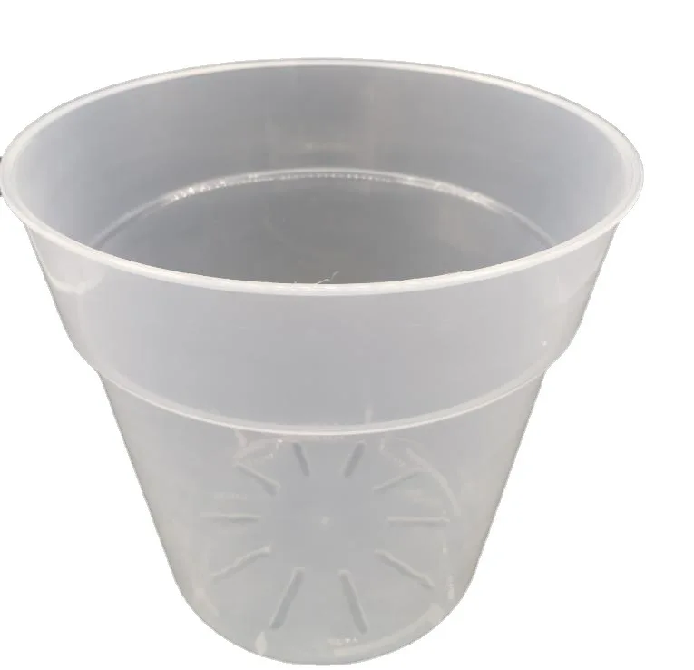 Садовые круглые тропические растения специальный контейнер многоразмерный прозрачный пластиковый цветочный горшок орхидеи